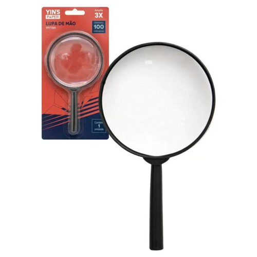 Lupa Yins com lente de 100mm de diâmetro para leitura detalhada