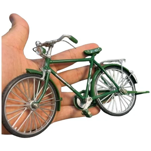 Miniatura decorativa de bicicleta com design vintage
