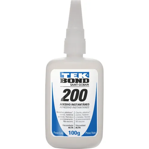 Mini tubo de cola Super Tek Bond com 2g e secagem rápida